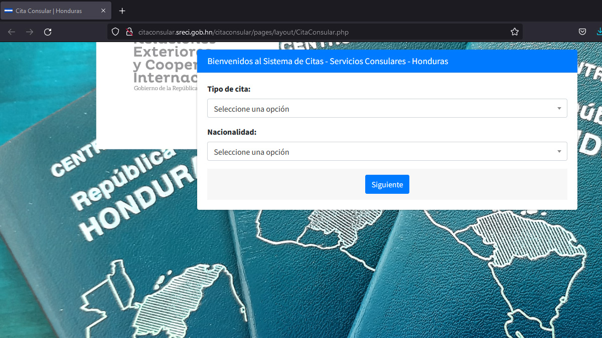 1.- Pasos para realizar una Cita Consular Honduras EEUU, España y México