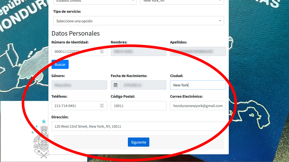7.- Steps to make a Consular Appointment Honduras USA, Spain and Mexico