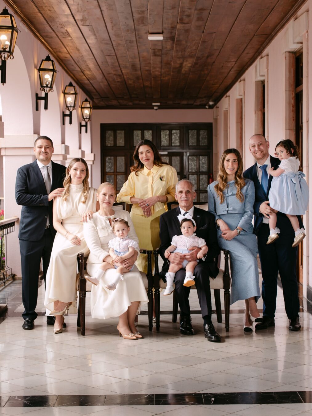 Familia del Presidente Nasry Asfura. - Fotografía: albaphotographers - Cortesía: Presidencia de Honduras