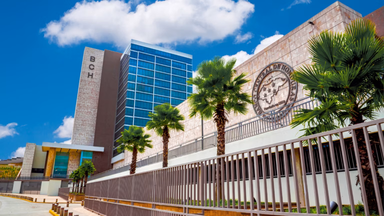 Sede del Banco Central de Honduras en Comayagüela, Honduras.